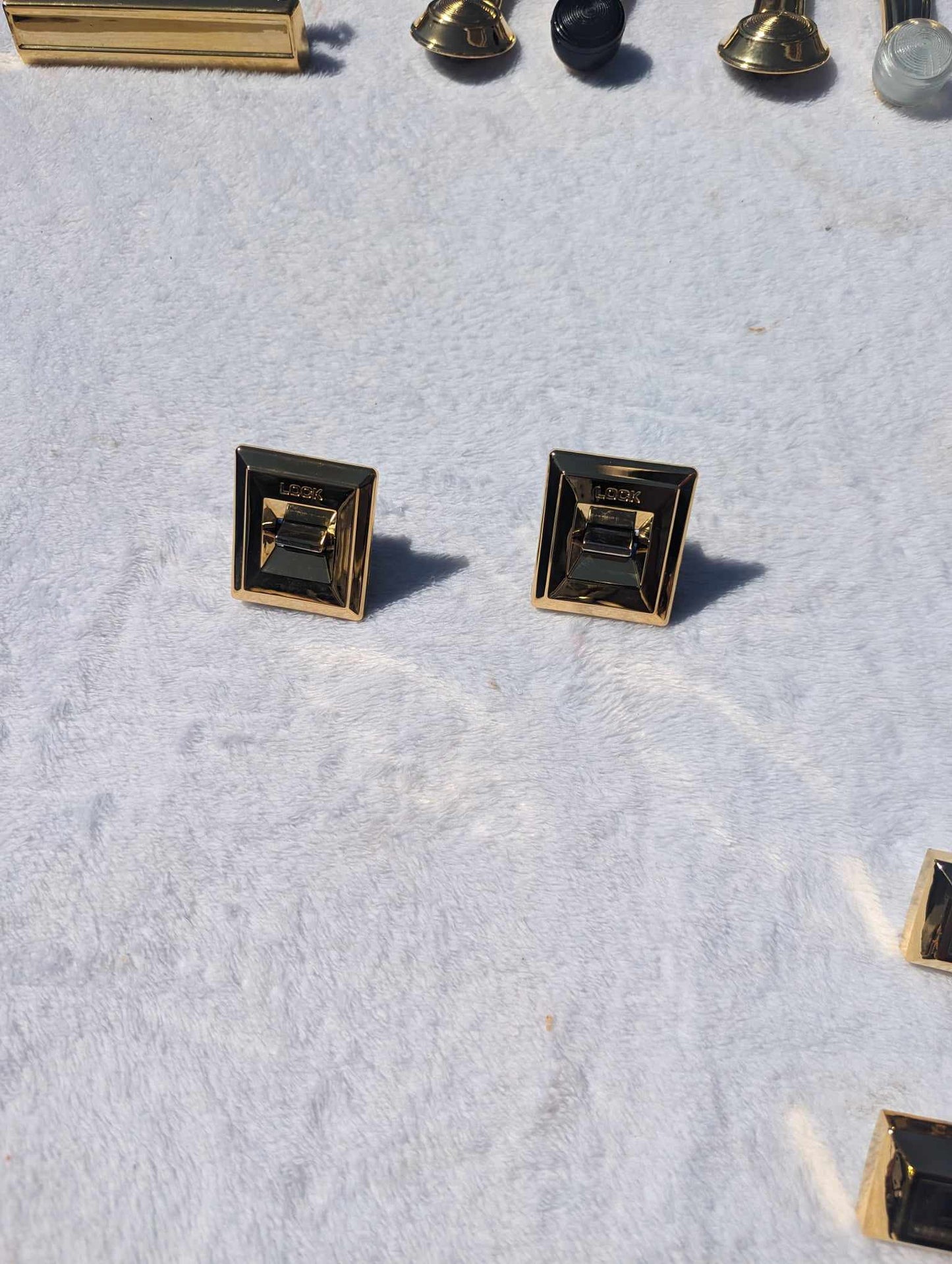 Power Lock switch set Triple 24k Gold plated