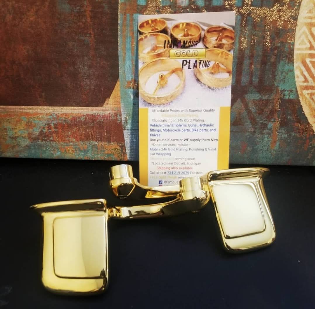 Impala Door Handles( Inside) 2x Triple 24k Gold plated