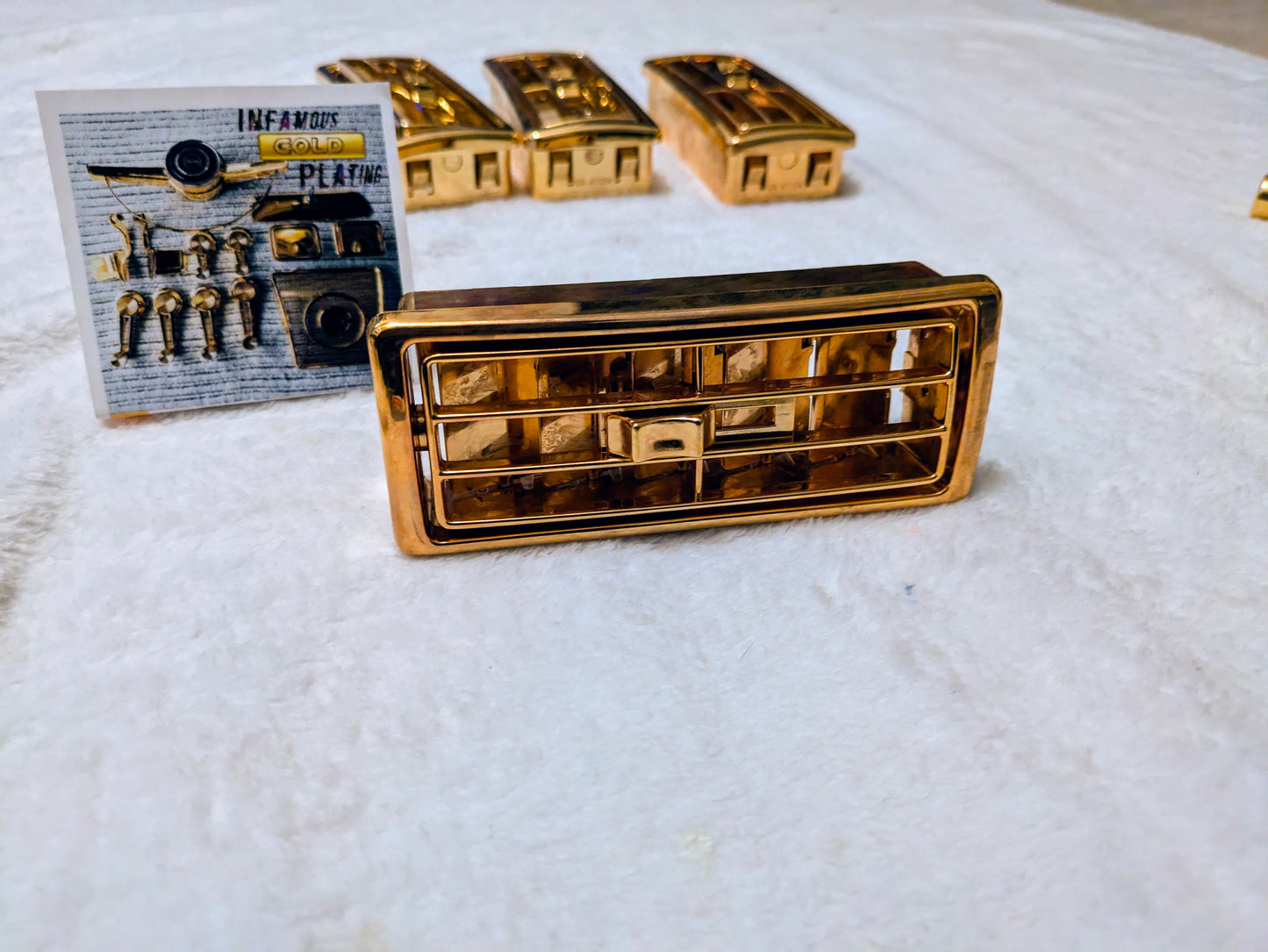 Donk 24k Gold plated AC vents (4)