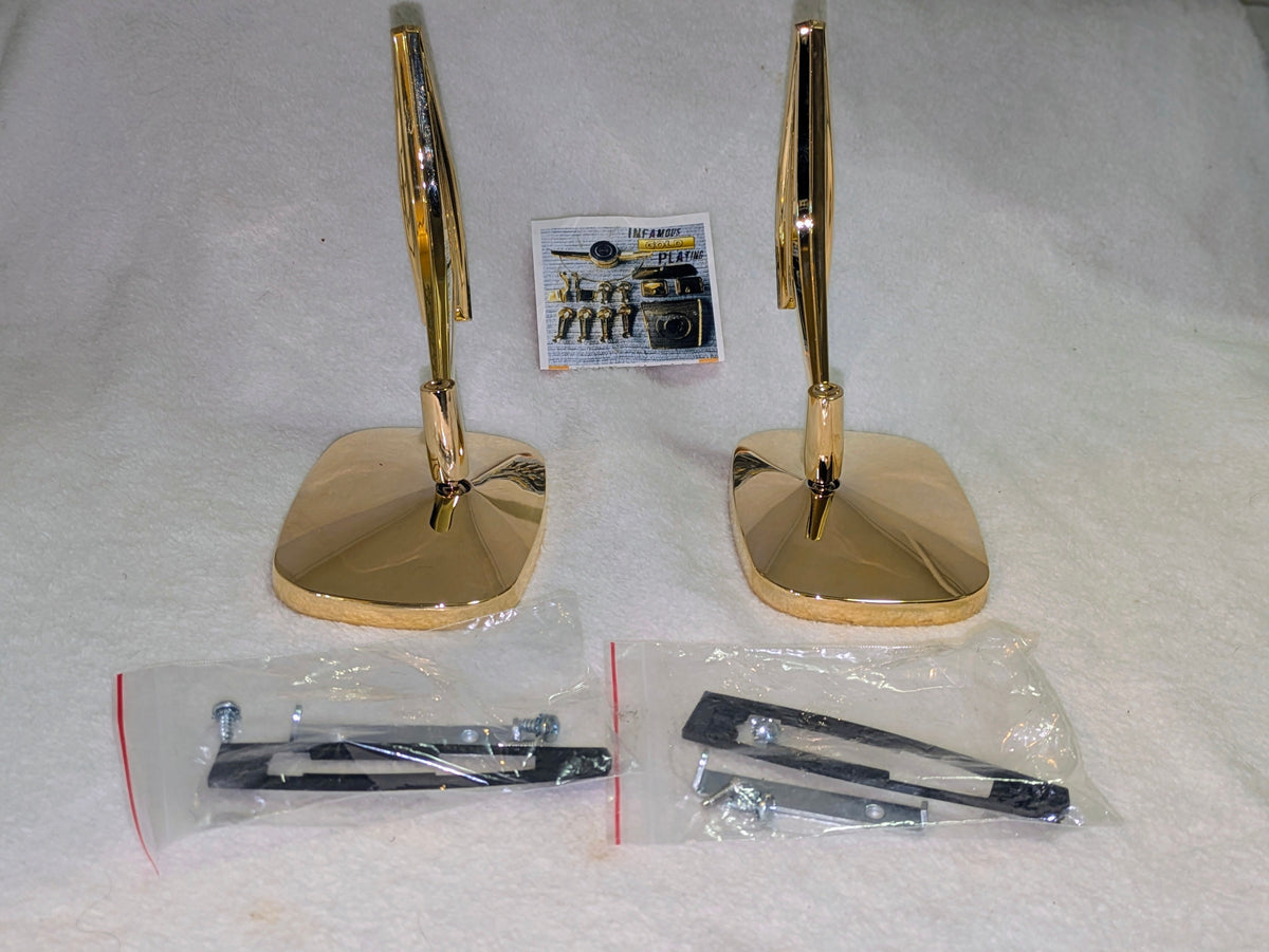 Impala / Caprice Mirrors 24k Gold Plated